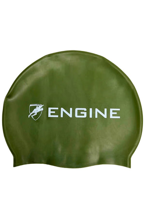 Engine Solid Silicone Swim Cap
