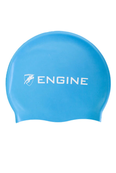 Engine Solid Silicone Swim Cap
