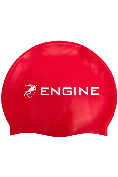 Engine Solid Silicone Swim Cap