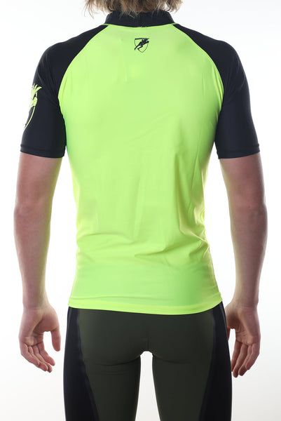 Engine Hi Vis Short Sleeve Rashie Raglan