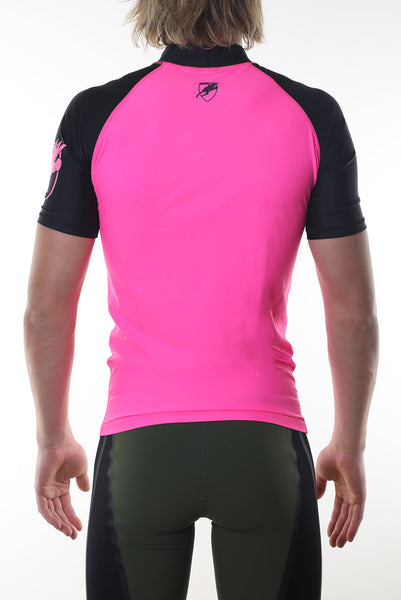 Engine Hi Vis Short Sleeve Rashie Raglan