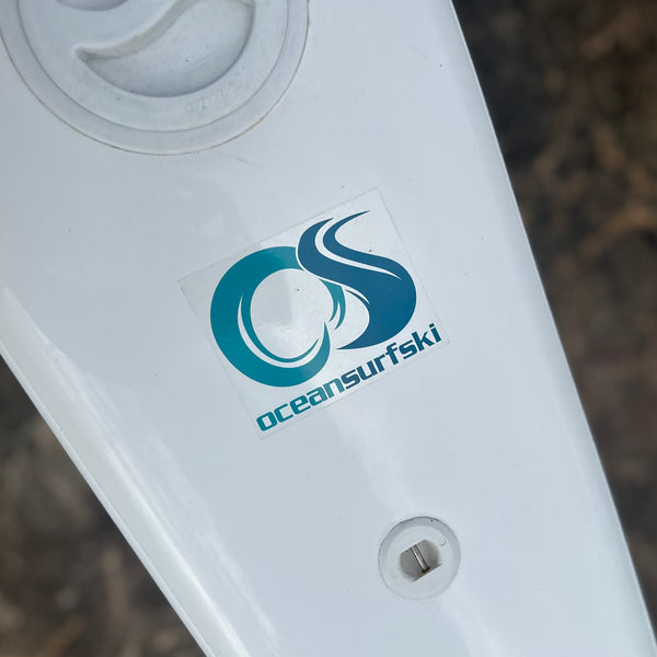 Ocean Surfski Clear Stickers