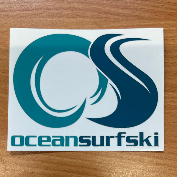 Ocean Surfski Clear Stickers