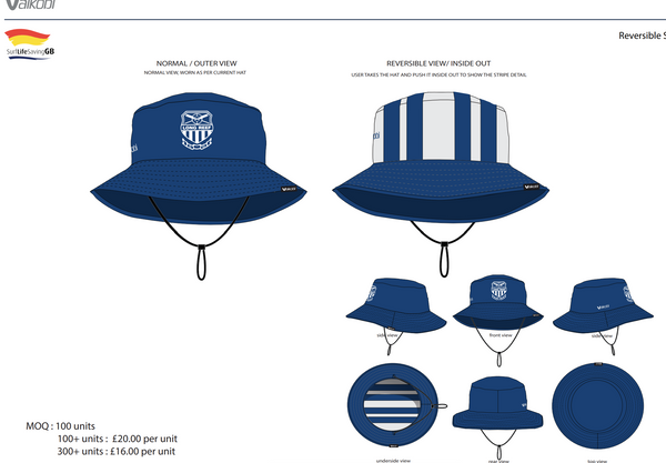Club Colours Reversible Surf Hat