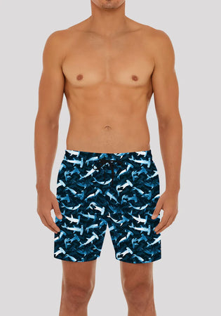 Blue Wild Board Shorts